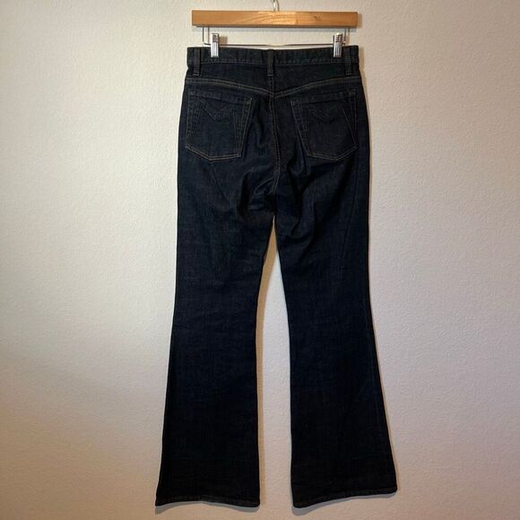 Marc by Marc Jacobs Blue Denim PO2 Charlie High Rise Flare Jeans Women's Size 28 - Picture 6 of 8